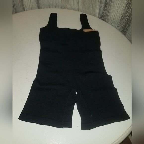 Popilush Shapewear Romper Slimming Workout Square-Neck Thigh - Size L - Picture 7 of 15